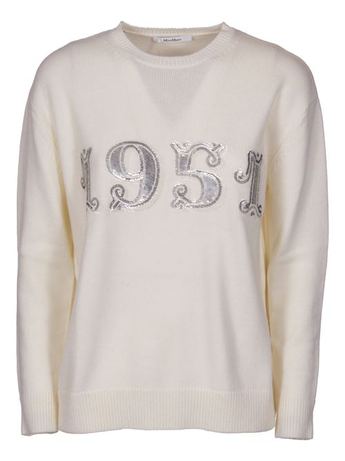 Pullover in lana, cachemire e paillette MAX MARA | 2421366222600044